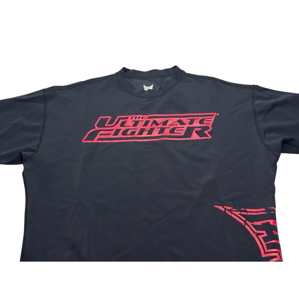 Men's Tapout The Ultimate Fighter 'Team Ortiz' Short Sleeve Compression Shirt XL - Picture 2 of 8